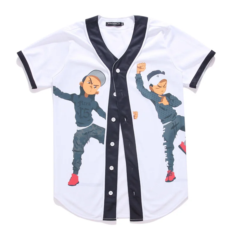 

Fashion Brand Kung Fu Kid Printed Men T-shirt Short Sleeve Fit Summer Tops Men Clothes 2019 New 3D T Shirt Baesball Harajuku