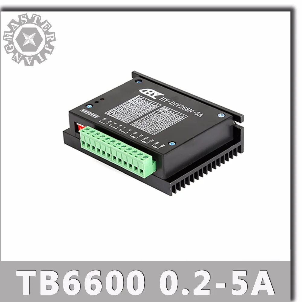 CNC Single Axis TB6600 0.2-5A Two Phase Hybrid Stepper Motor Driver Controller 