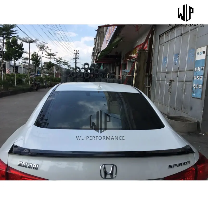 Для Honda City задний спойлер Автомобильный задний декоративное крыло углеродного волокна задний праймер спойлер багажника