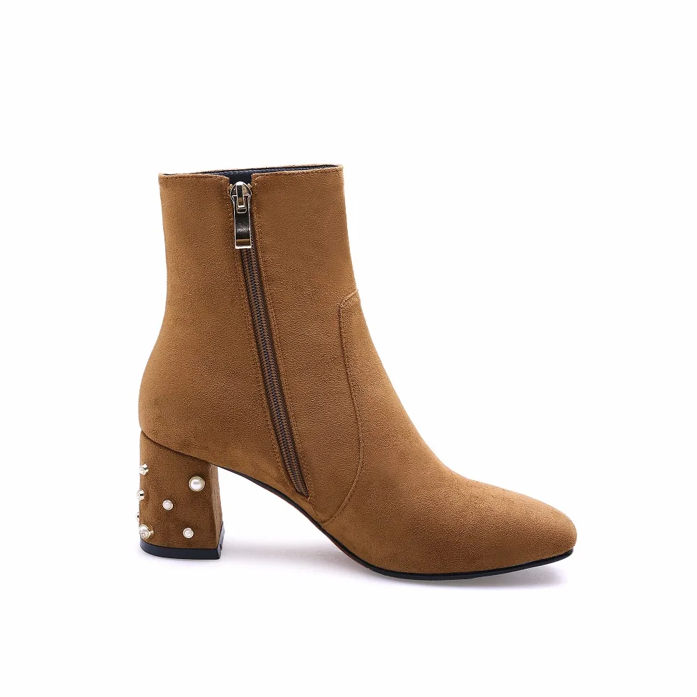 Suede angle boots Kickway high quality solid side 