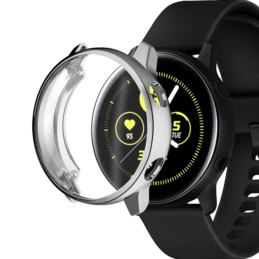 Мода 2019 г. красочные часы Чехлы для samsung Galaxy watch Active 40 мм покрытие Мягкий ТПУ защитный кожух прочный защитный