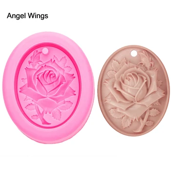 

Food grade silicone mold 3D Reverse forming Fondant Cake Rose Flower shaped for Polymer Clay Pastry Soap Decoration Tools F1239