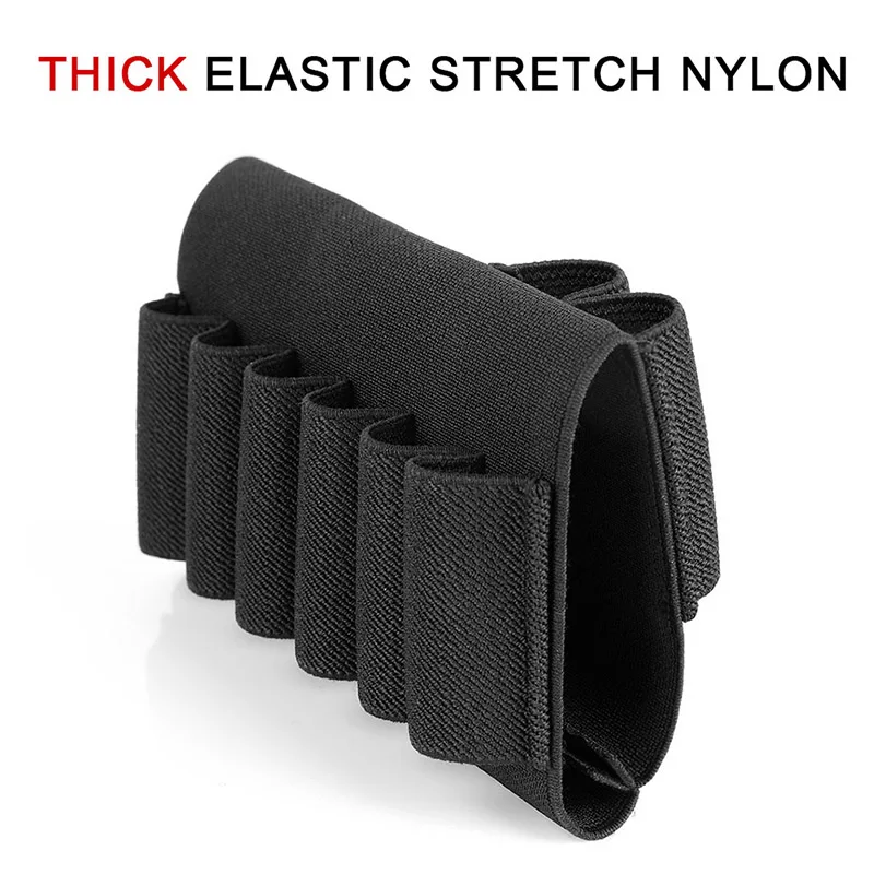 8 Grid Ammo Pouch Portable Thickened Elastic Nylon Rubber Shells Holder Organization Storage Hunting Bag |