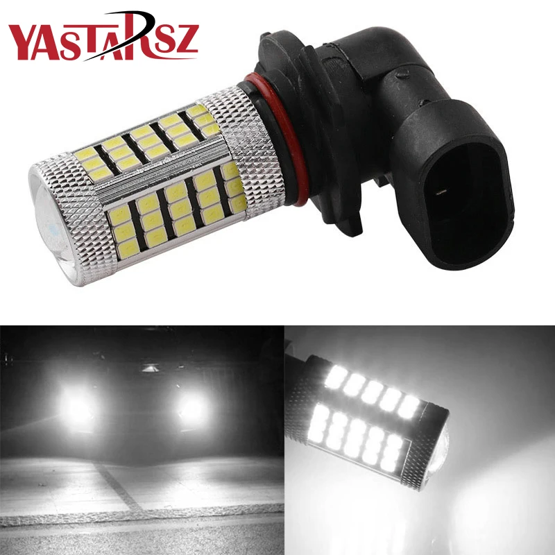 

1PCS Car Vehicle LED 9006 HB4 2835 63 66 SMD 1200Lm Amber Yellow Bulb Fog Light For DRL 12V Bright Than 33 SMD Car accessories