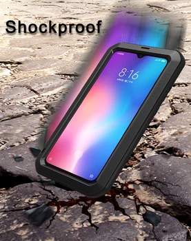 

LOVE MEI Aluminum Metal Case For Xiaomi Mi 9 Cover Powerful Armor Shockproof Life Waterproof Case Xiaomi Mi9 Explorer Capa Funda