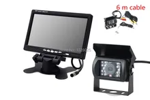 Super HD 800 x 480 car driving safety monitoring Special bus cameras and 7 inch car monitor E629 CMOS CCD Car Rear View Camera