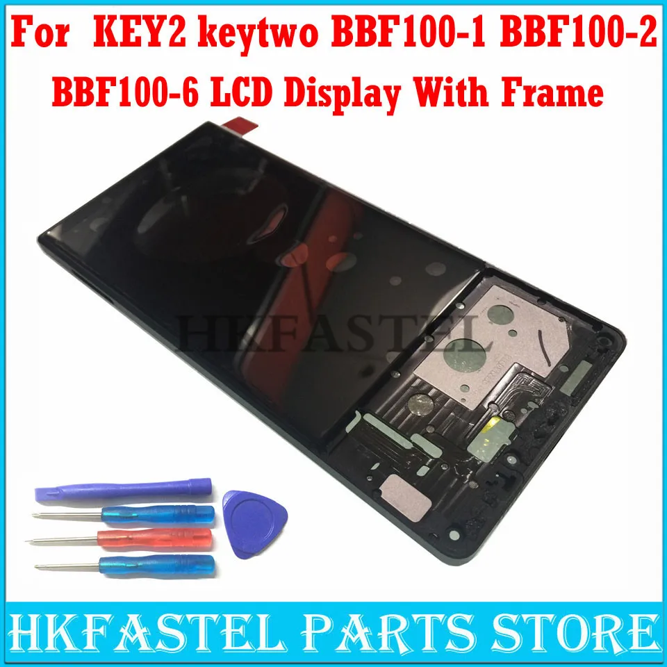 

For BlackBerry KEY2 keytwo key 2 Key two BBF100-1 BBF100-2 BBF100-6 Mobile phone LCD Display touch screen Front Frame Cover