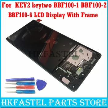 

For BlackBerry KEY2 keytwo key 2 Key two BBF100-1 BBF100-2 BBF100-6 Mobile phone LCD Display touch screen Front Frame Cover