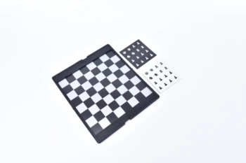 

1Set Magnetic Checkers Set Pocket Chess Set Board Traveler Plane To Carry Game