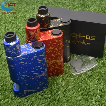 

Electronic cigarette 528 Custom Driptech-DS 528 BF box kit 2*18650 batteries in parallel Aluminum 2*10ml Vaporizer Mod kit