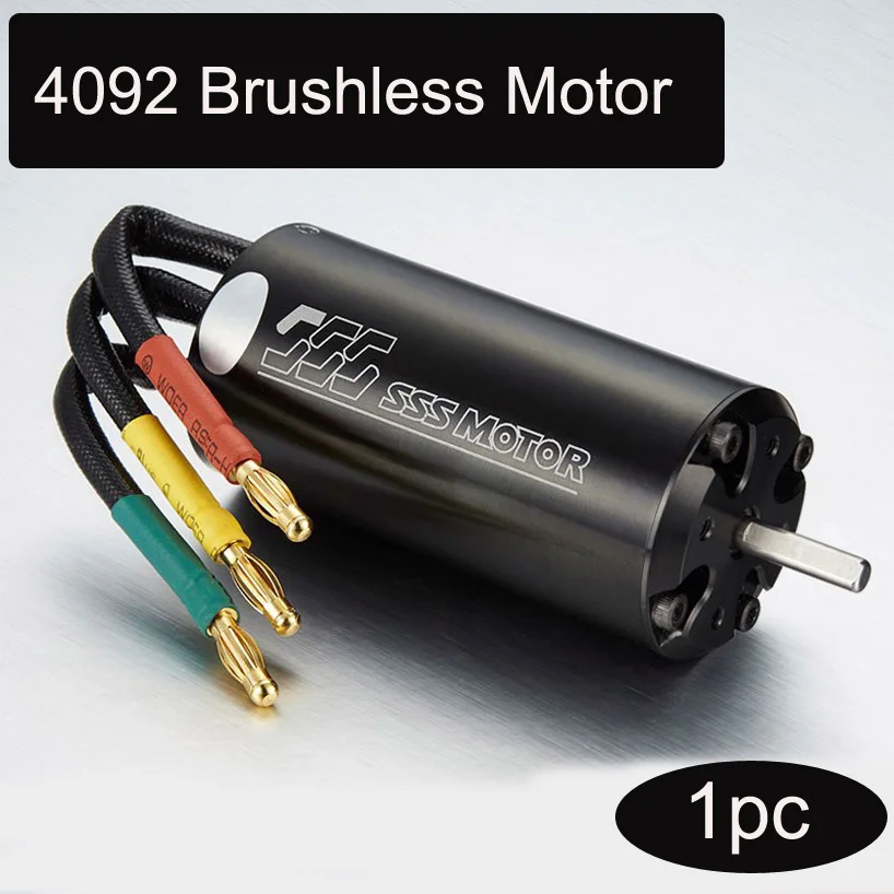 

1pc SSS 4092 4-pole Water-cooled Motor Brushless Inner Rotor RC for DIY Toys Parts Car Boat Aircraft Model