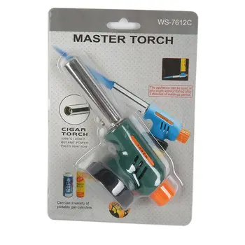 

Wind Fully Automatic Electronic Flame Gun Butane Burners Gas Adapter Torch Lighter Hiking Camping Equipment Proof Waterproof