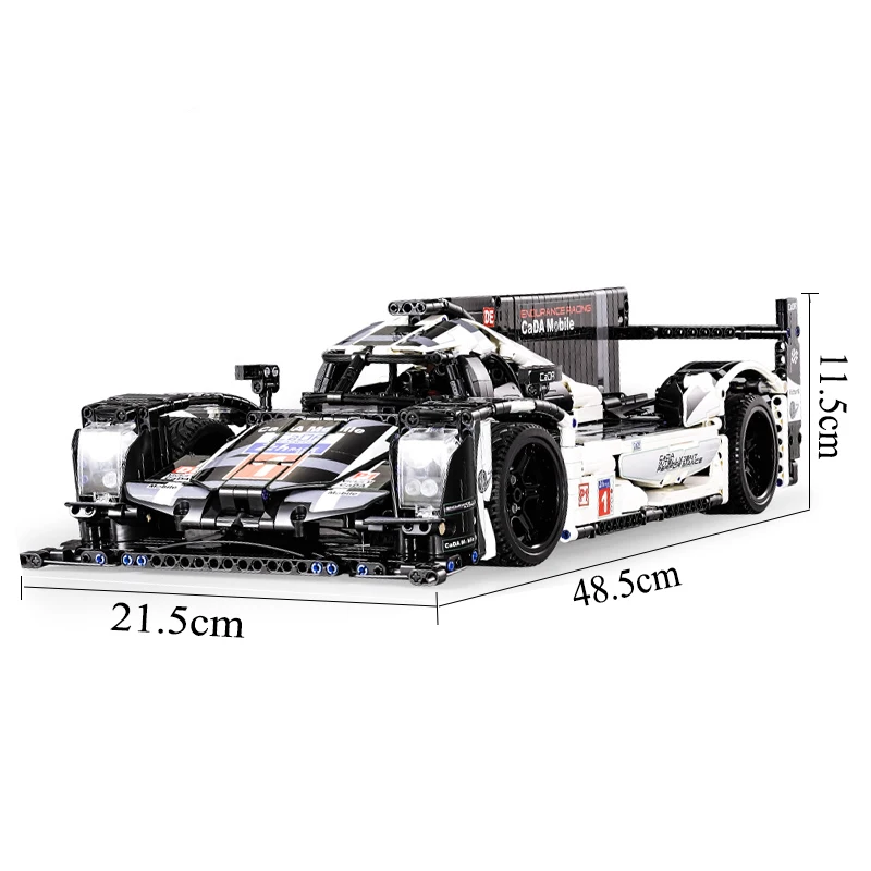 Cada 61016 Technic серии 1589 шт Супер гоночный автомобиль Sportscar дистанционное управление Rc