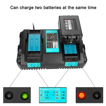 

Dual Charger 14.4-18V DC18RC Fast Charging Fit for Makita Battery _WK