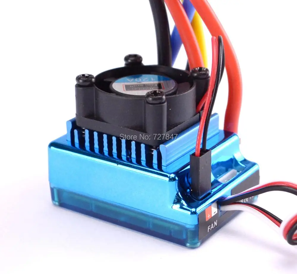 Сенсорный Бесщеточный Регулятор Скорости 120A ESC для 1/16 1/10 1/12 RC Car Crawler|brushless speed