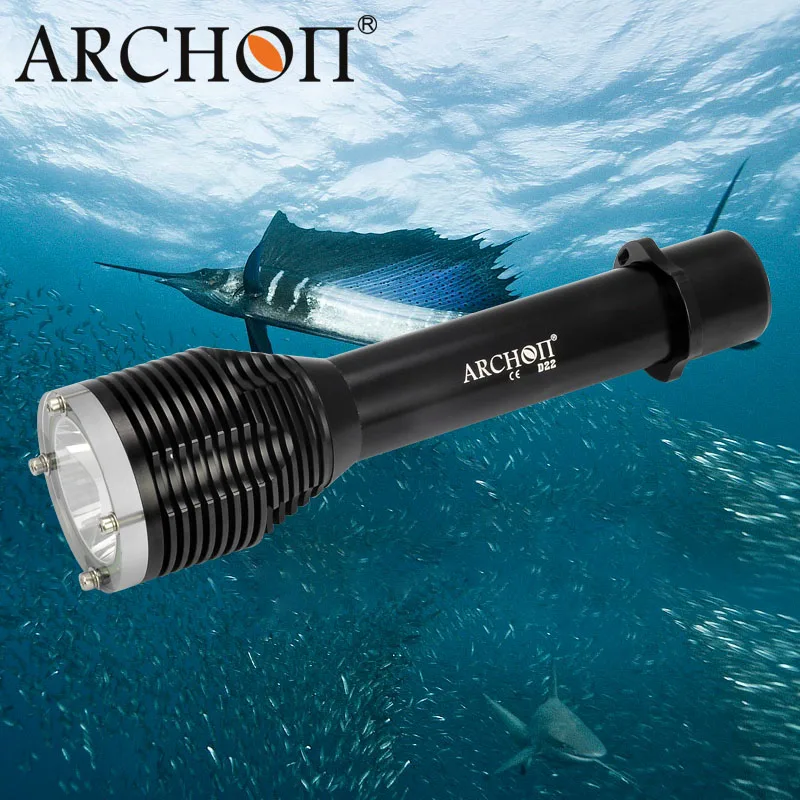 Водонепроницаемый подводный фонарик ARCHON D22 W28 макс. 1000 люмен 100 м|photography flashlight|diving