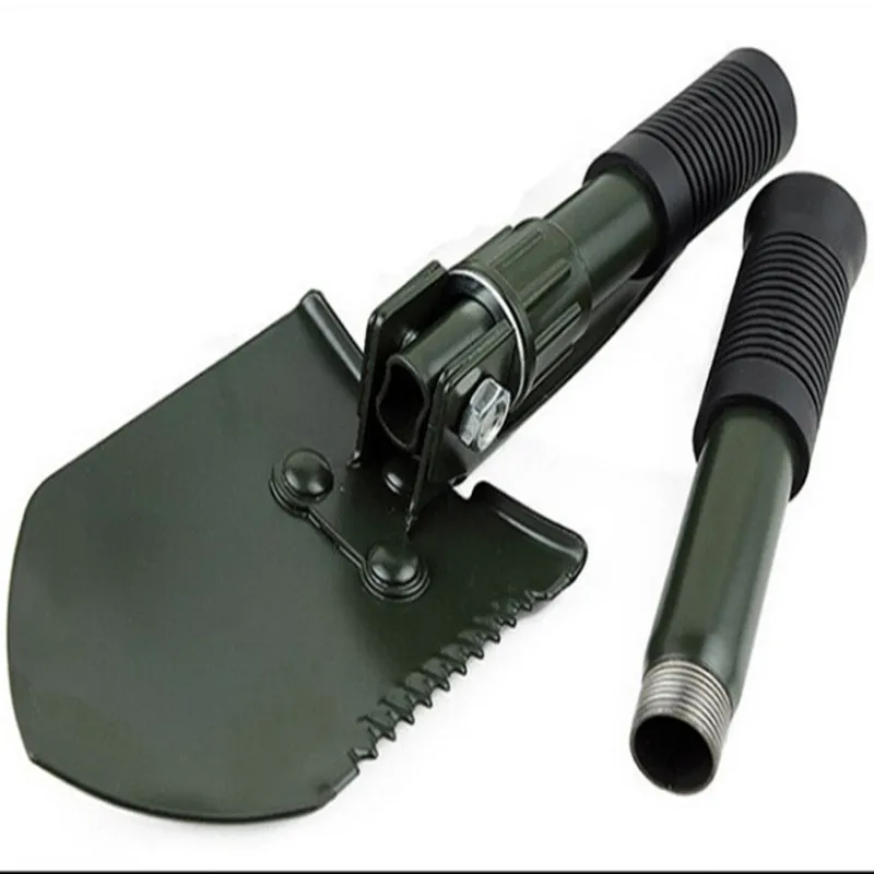 Мини-Многофункциональный углеродистая Сталь Складная лопата Выживание Открытый Лопатки Диббл Палочки Кемпинг сапер инструмент