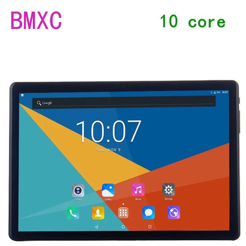BMXC 10 1 дюймовый 2.5D экран Deca Core 4G LTE Android 7 0 планшетный ПК 4 ГБ ОЗУ 64 Гб ПЗУ две sim карты