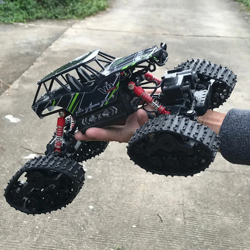 remote control car in snow