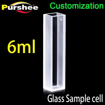 

6ml Glass Sample cell cuvette （path length 10mm） Customization