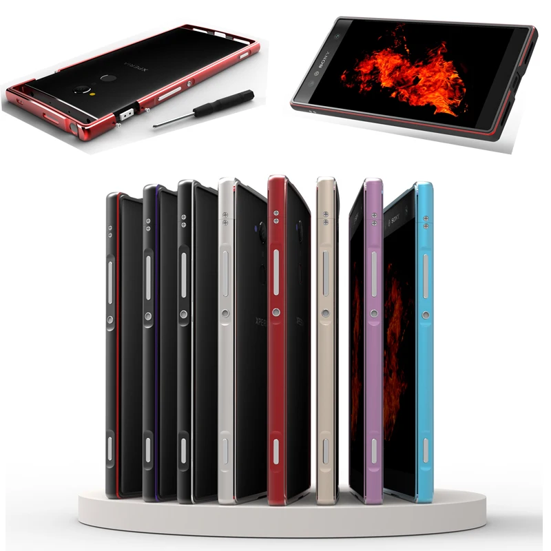 

For Sony Xperia XA2 Ultra H4233 Bumper Cover Luxury Deluxe Ultra Thin Metal Aluminum Frame Case for Sony Xperia XA2 Ultra Case