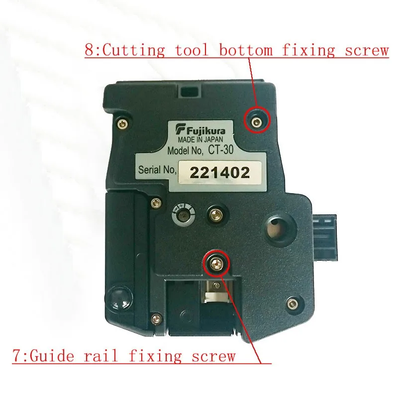 Fujikura CT-30 CT-30A волокна аксессуары Cleaver/Винты/винтовое соединение/отладочный гаечный ключ винт регулировки высоты