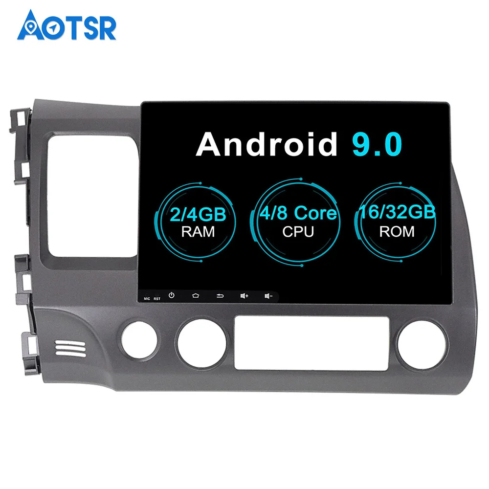 Perfect Aotsr Android 9.0 GPS navigation Car DVD Player For Honda Civic 2007-2011 multimedia 2 din radio recorder 4GB+32GB 2GB+16GB 0 Perfect Aotsr Android 9.0 GPS navigation Car DVD Player For Honda Civic 2007-2011 multimedia 2 din radio recorder 4GB+32GB 2GB+16GB 0
