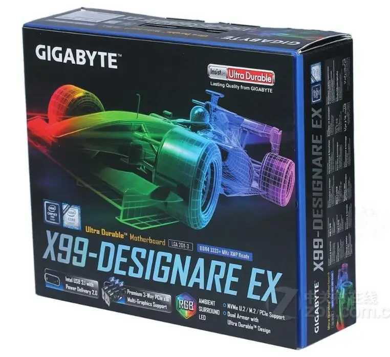 

NEW For Gigabyte GA-X99-Designare EX Original Used Desktop Motherboard X99-Designare EX X99 LGA 2011-V3 DDR4 SATA 3 USB3.0 ATX