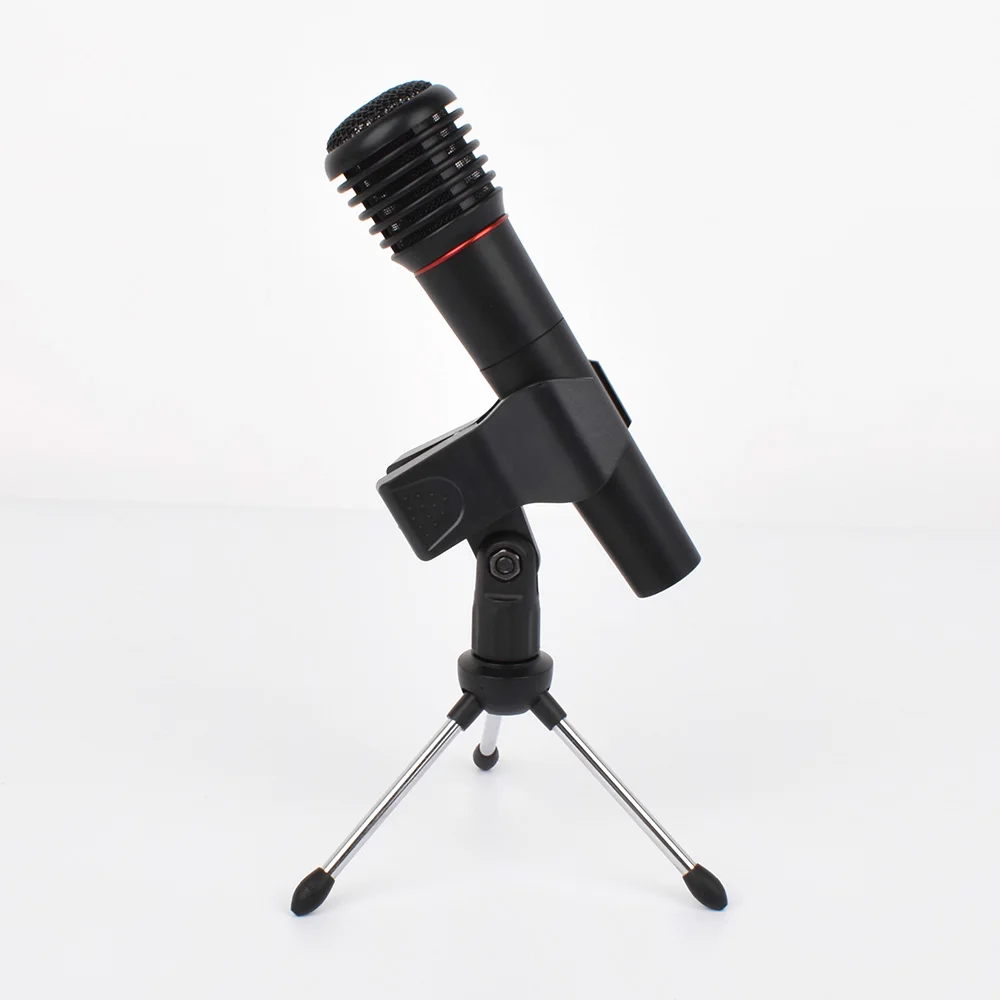 Портативный мини-микрофон, настольный держатель для микрофона, штатив для микрофона из цинкового сплава, кронштейн для микрофона, металлический штатив для динамического проводного микрофона