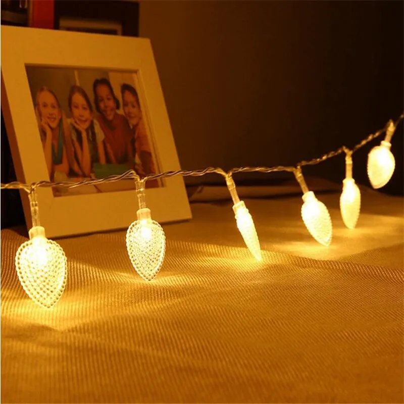 

3M 20LED Waterproof Heart LED String Lights valentine Love Heart Decor Props Romantic Christmas Wedding Party Decor