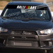 Для Mitsubishi Ralliart наклейка на ветровое стекло наклейка ПВХ