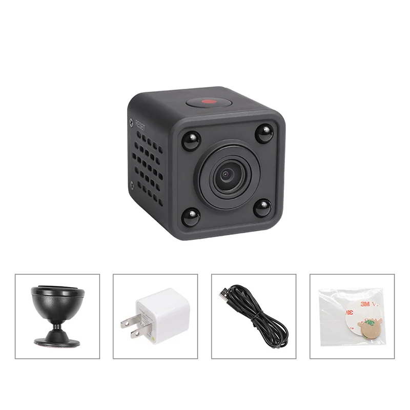 Meisort 1080P HD видео Wifi мини камера 2.0MP 360 градусов детский монитор CCTV камеры