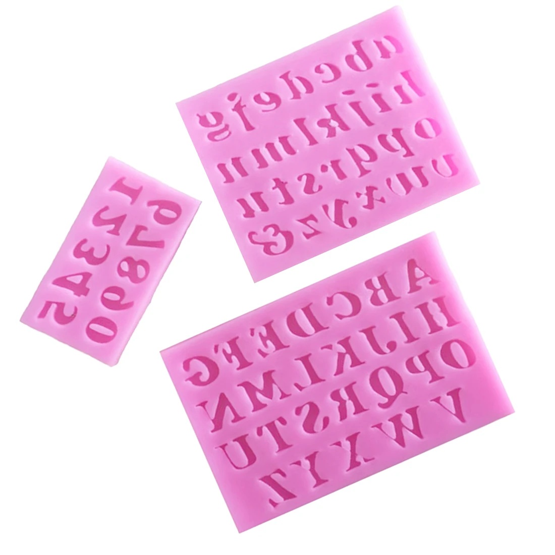 

Silicone Form 3PCS/Set Kitchen Accessories Chocolate Molds English Letters Number Shape Fondant Cake Soap Molds Pastry Stencils