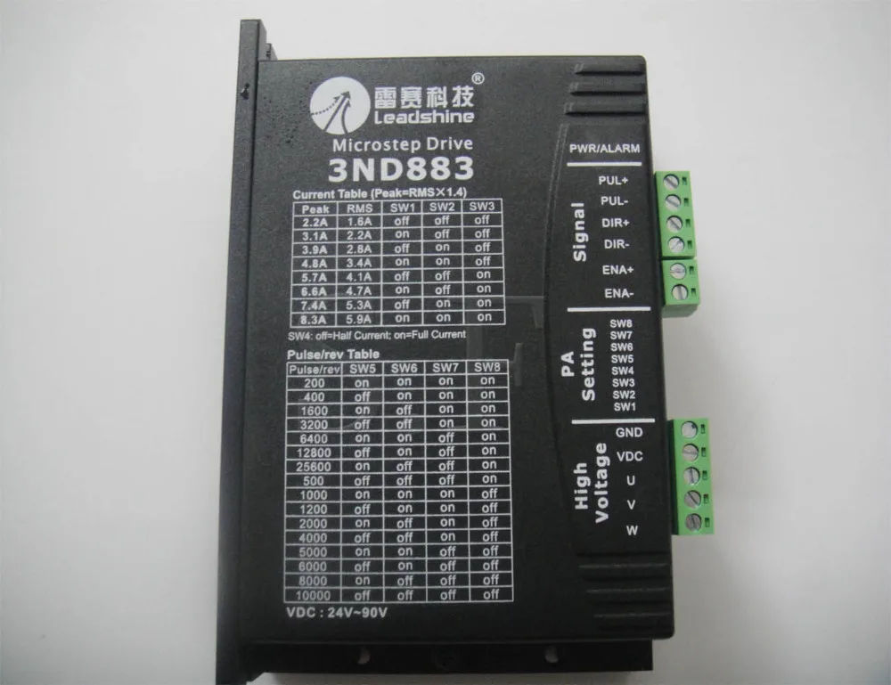 

Stepping motor driver 3ND883,24-80VDC for 86 3 phase stepping motor for laser machine