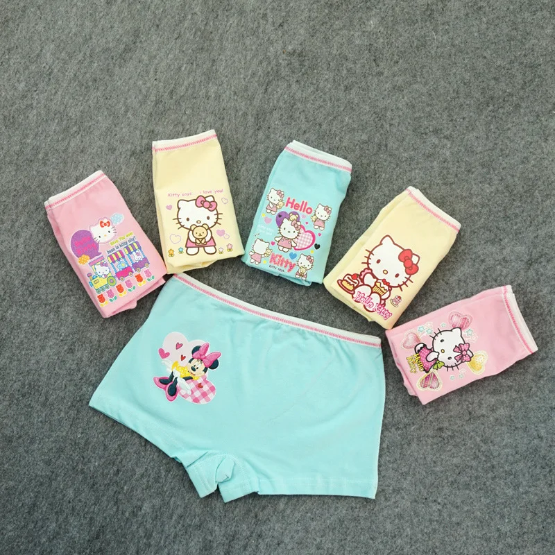 

2-12 years old 6 PCS/lot baby girl Underwear kids panties child's underwear panties for girls shorts nurseries children's Briefs