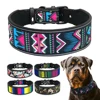 Nylon Dog Collar Reflective Pet Dogs Collars Breathable Padded Striped Pitbull German Shepherd Medium Large Dogs Collar S M L ► Photo 1/6