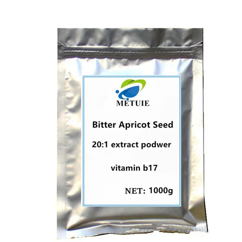 High quality pure natural amygdalin vitamin b17 festival supplement bitter apricot Seed 20:1 extract powder with anti-cancer - Цвет: 1000g