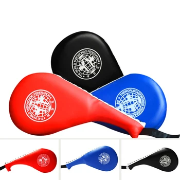 

Kids Taekwondo PU Rebound Sponge Double Kick Pad Target Tae Kwon Do Karate Kickboxing Bag Training Punching Bag For Kung Fu