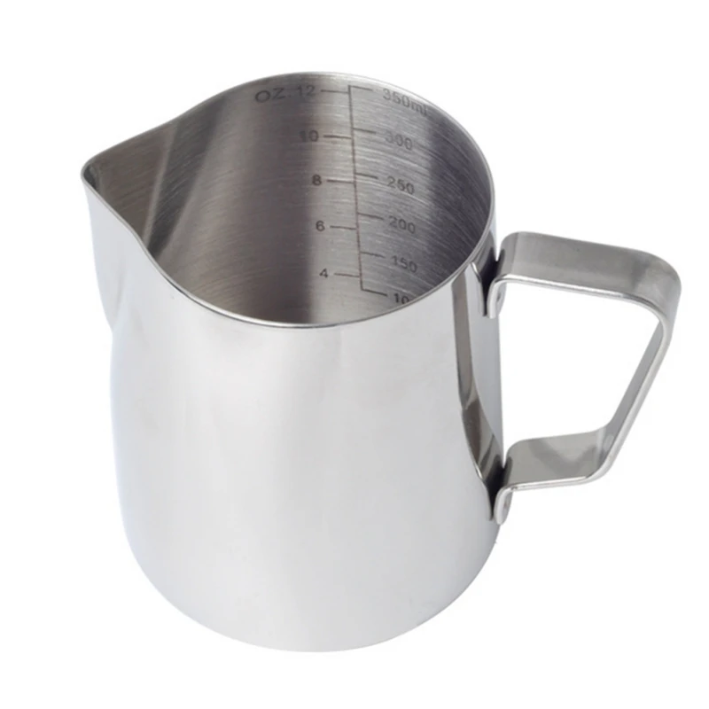 Kitchen Stainless Steel Milk Frothing Jug Espresso Coffee Pitcher Barista Craft Coffee Latte Milk Frothing Jug Supplies - Цвет: A