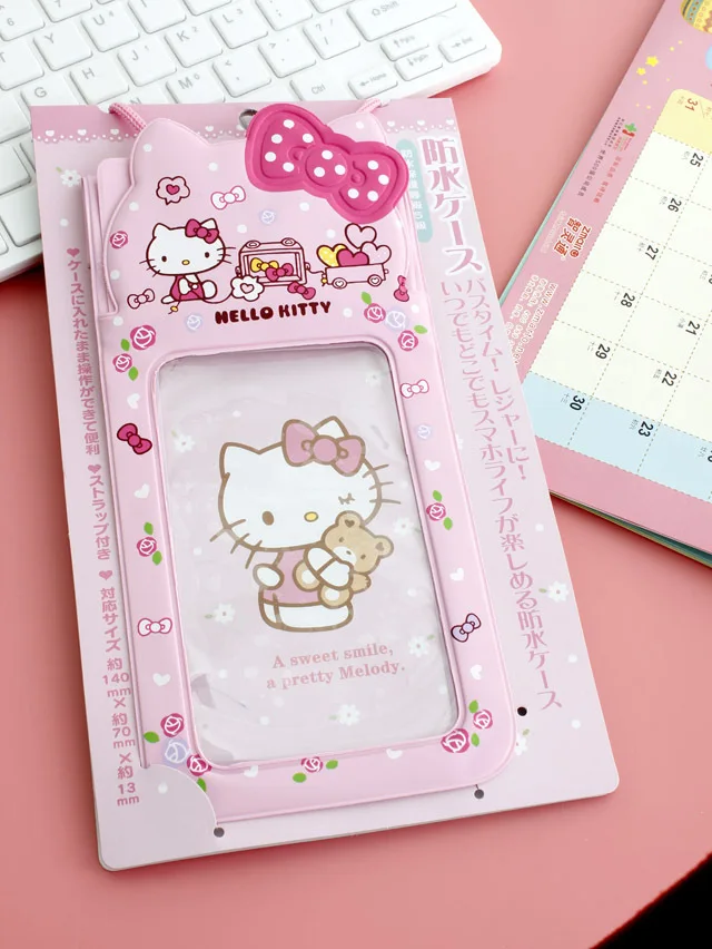 hello kitty jingle cat ПВХ прозрачный плавательный Дайвинг уплотнитель сумка yey-0896