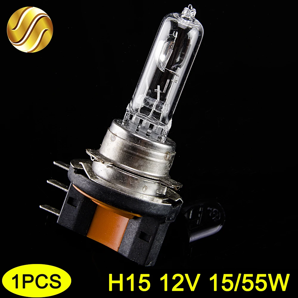 

Hippcron H15 Halogen Bulb 12V 15/55W 1Piece Clear 3800K HeadLight Lamp Glass Car Light