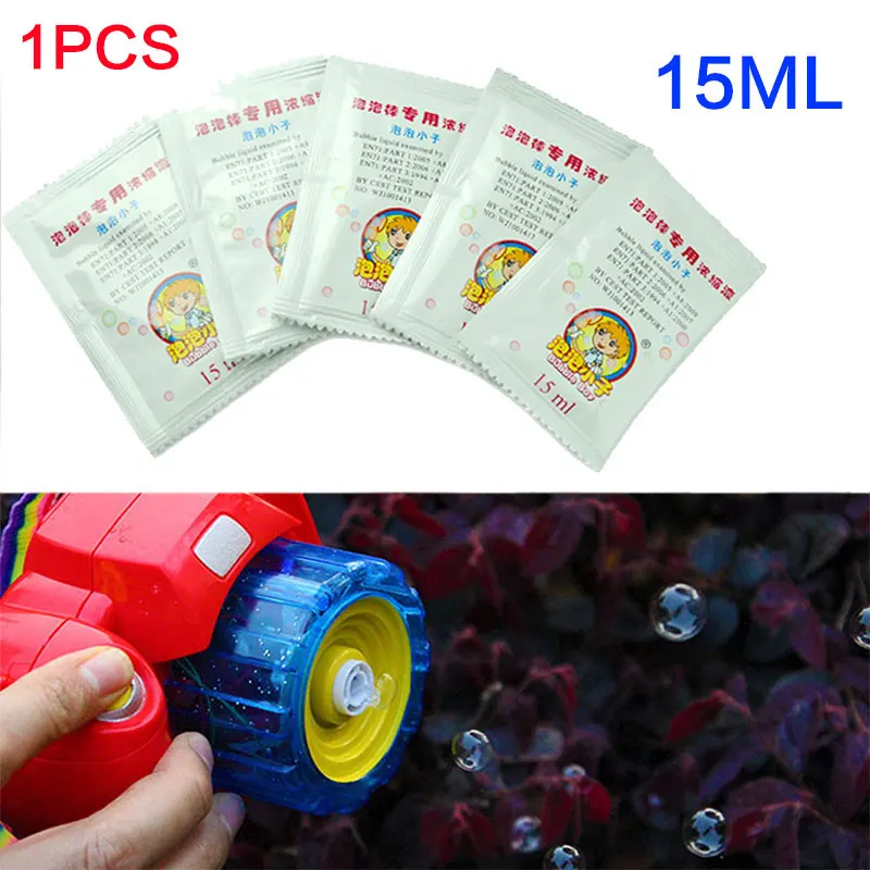 

15ML Children Kids ToysProfessional Bubble Water Concentrate For Bubble Gun Or Blowing Bubbles Stick bubbles liquid for kids