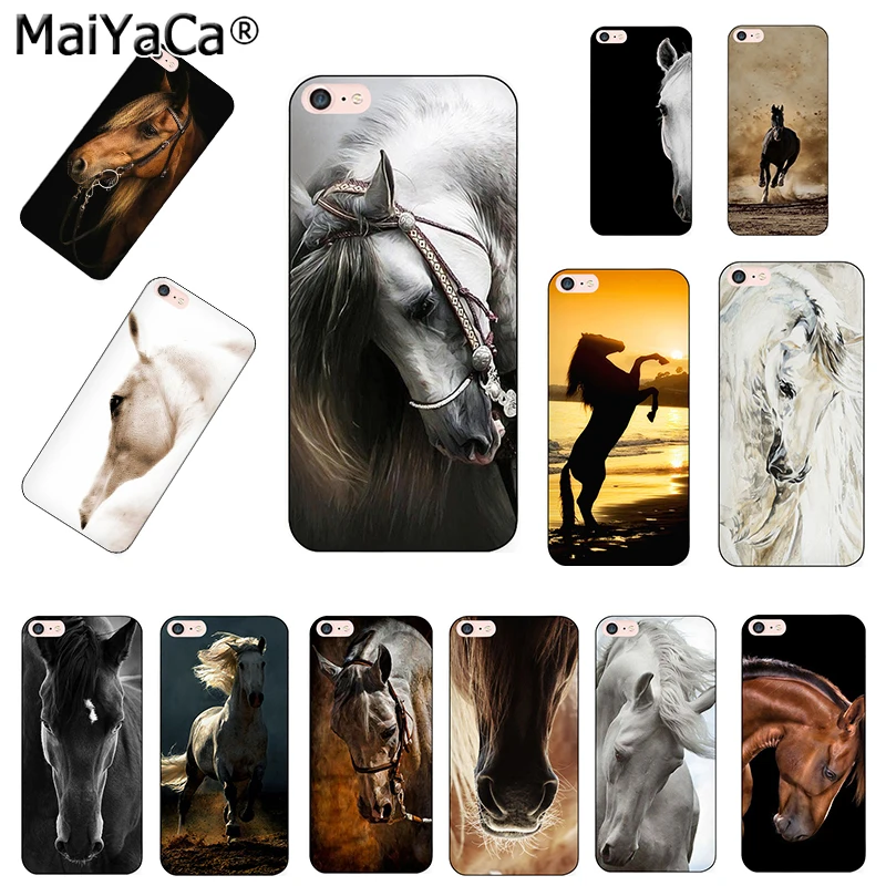 MaiYaCa Horse Animal Printed Coque Cover Phone case For