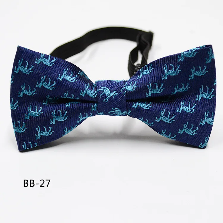 Детский галстук-бабочка, одежда для маленьких мальчиков, аксессуары, Однотонная рубашка джентльмена, галстук-бабочка в горошек - Цвет: 18