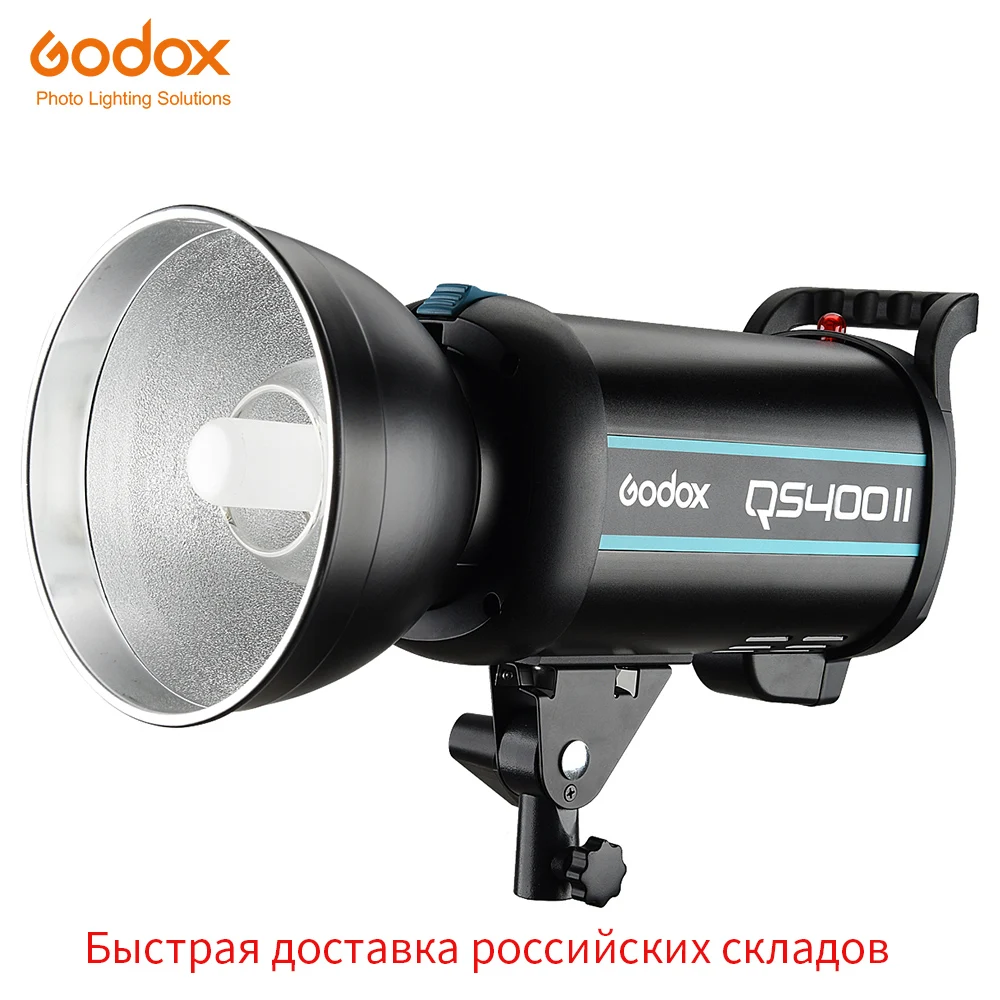 

Godox QSII Series QS400II 400Ws Strobe Flash Modeling Light, 5600K Color Temperature