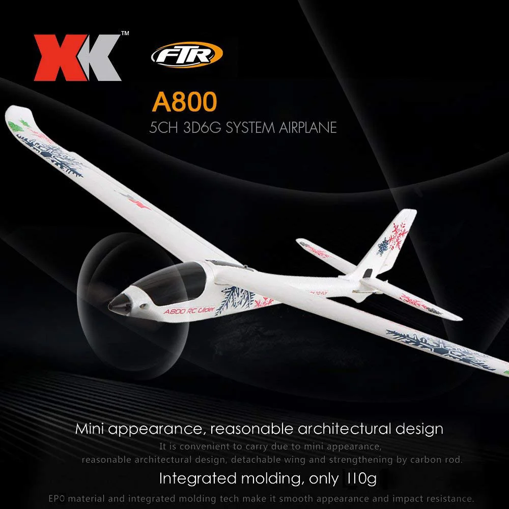 WLtoys XK A800 2,4 Ghz 5CH RC самолет с 3D/6G режимом 780 мм размах крыльев EPO летающее крыло самолет с неподвижным крылом RTR