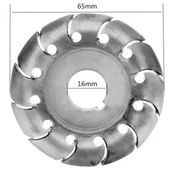 12 зубьев для 100/115 угловая шлифовальная машина 65 мм резьба по дереву диск 16 мм Диаметр древесины формирующий диск шлифовальный диск