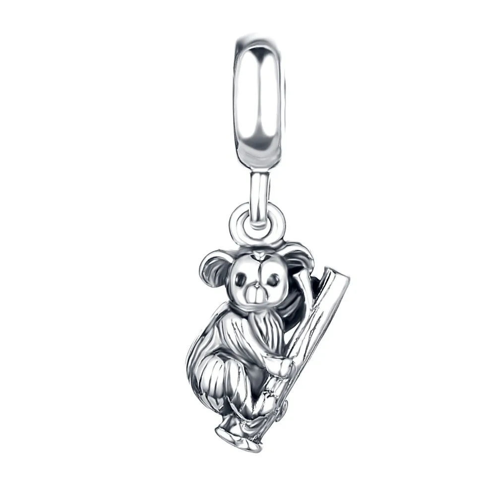 Beagloer Новая мода Винтаж 925 Серебро DIY Животные Подвески шармы Pandora Браслеты и