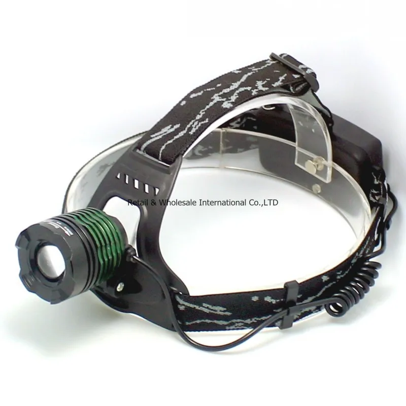 K12 Green 2000Lm High Power XML T6 Rechargeable Headlight Headlamp Head Lamp Light Zoom Adjust Focus For Bicycle Camping Hiking | Освещение