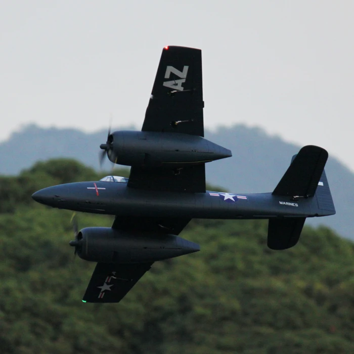 Летная леска гигантские весы радиоуправляемая Warbird 1600 мм F7F-3 PNP Без ESC | Игрушки и